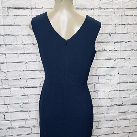 Dress the Population Womens Midnight Blue Sandra Mermaid Gown Size Large NWT - Picture 4 of 7